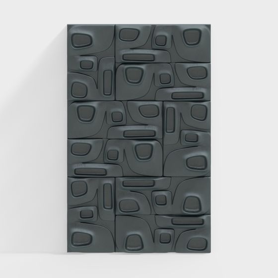 Abstract Geometric Wall Decoration 3D model