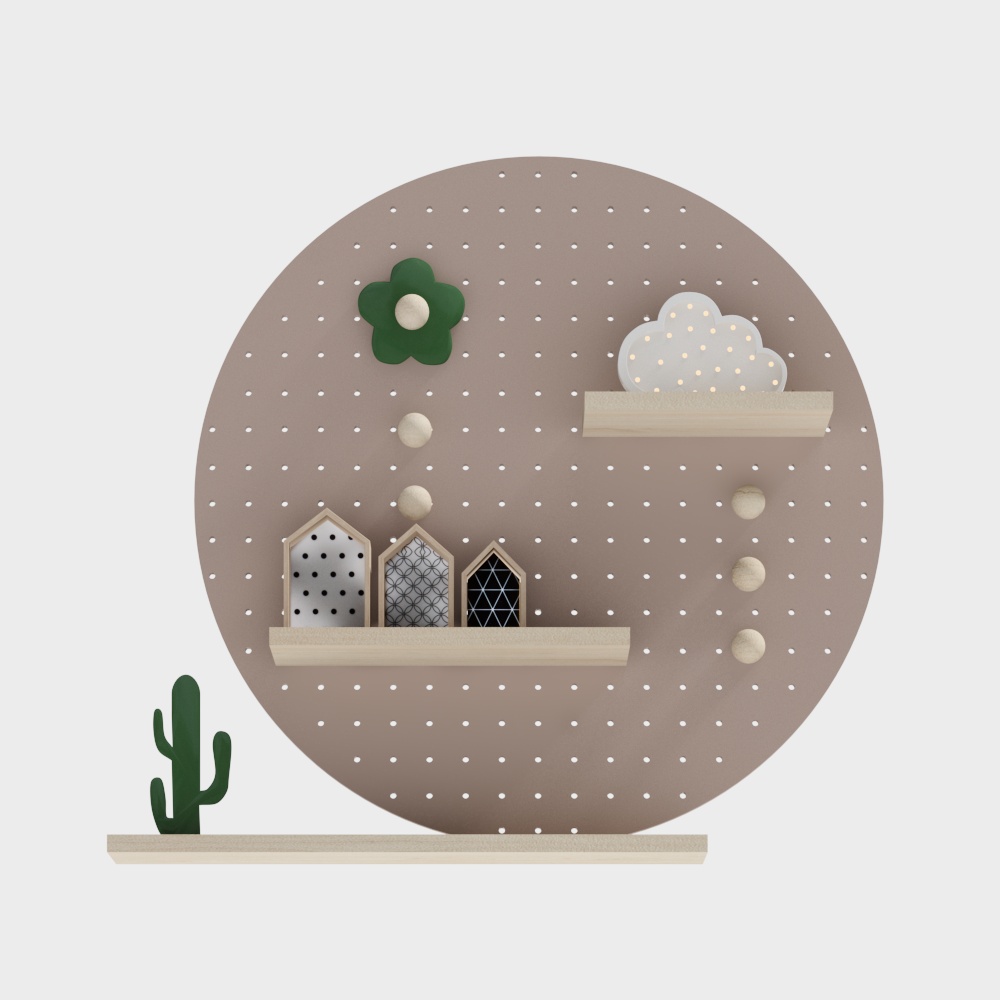 Round Children's Hole Board