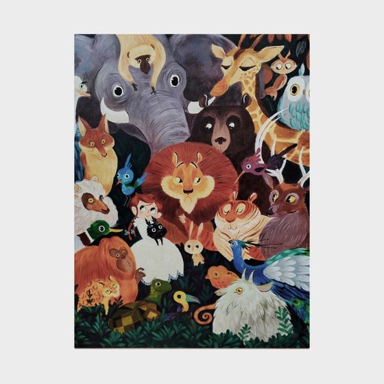 Whimsical Animal Fantasy Forest 3D model