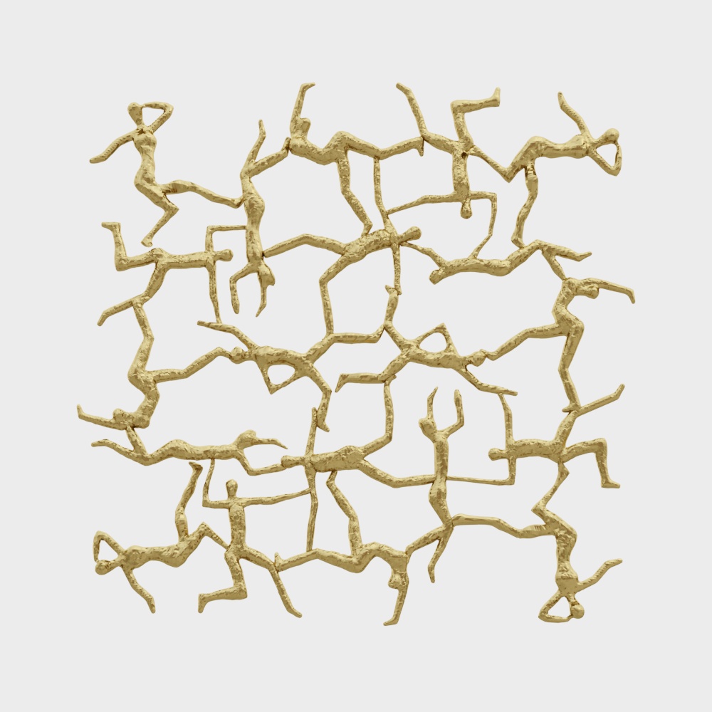 Modern Light Luxury Metal Wall Decorations