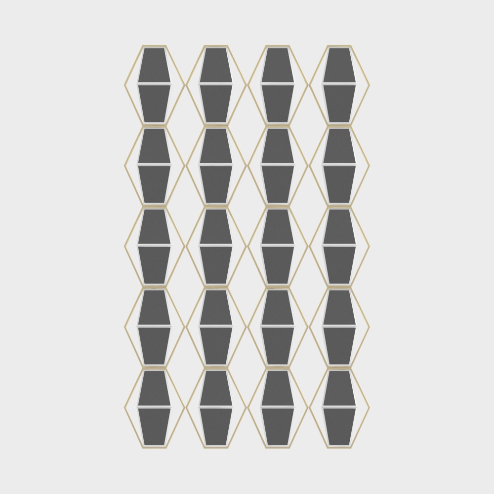 Modern Light Luxury Metal Wall Hanging