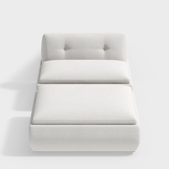 Urban Comfort Chaise Lounge 3D model