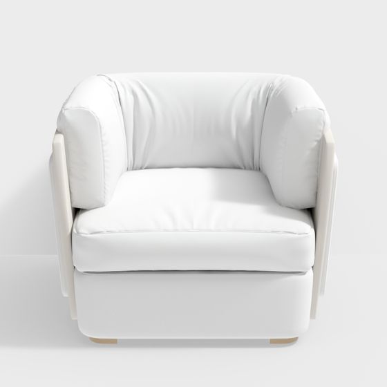 Comfortable Sofa 3D model in Modern Minimalist Aesthetic