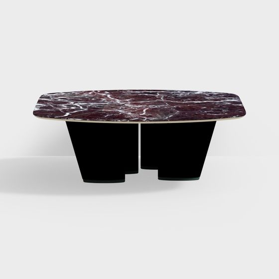 Stylish Urban Marble Coffee Table 3D model