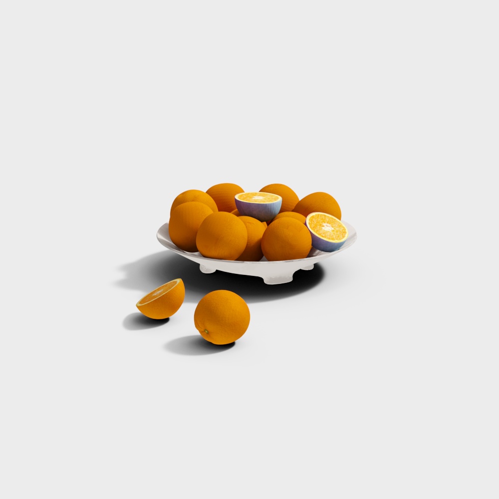 Fruit Plate - Orange