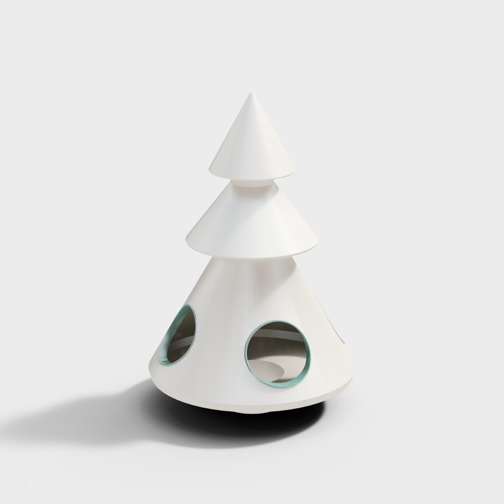 Children's Room Mushroom House Ornament