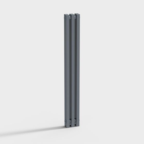 Stylish Low-Polygon Industrial Pillar 3D model