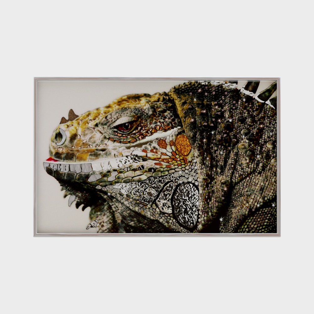 Realistic Low-Poly Lizard 3D Model