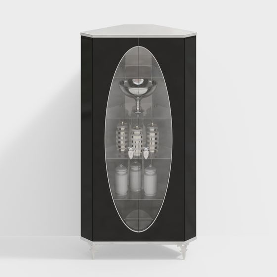 Elegant Showcase 3D model for Modern Aesthetics