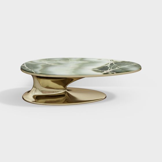 Stylish Round Table 3D model for Contemporary Spaces