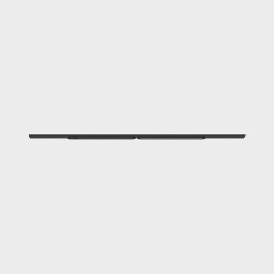 Chic Black Linear Bathroom Heater 3D Model