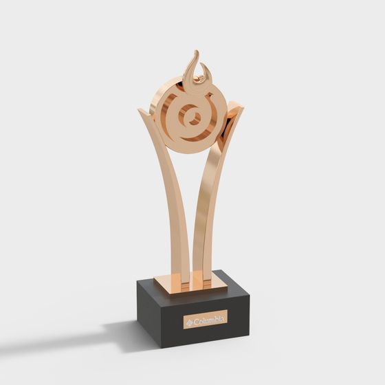 Elegant Trophy 3D Model for Creative Projects