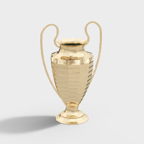 Unique Low-Poly Trophy 3D Model