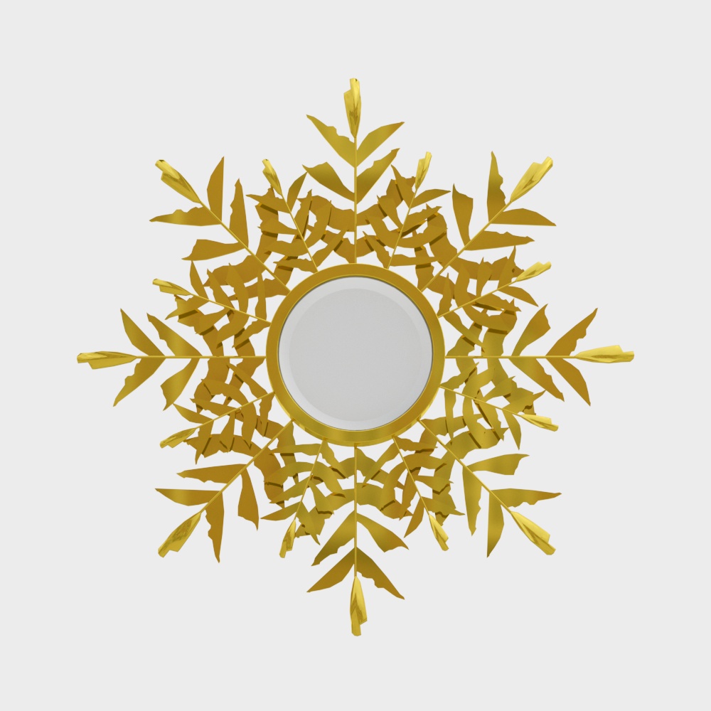 Modern Light Luxury Metal Wall Decoration