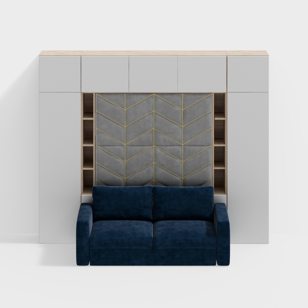 Скандинавский раскладной диван-кровать