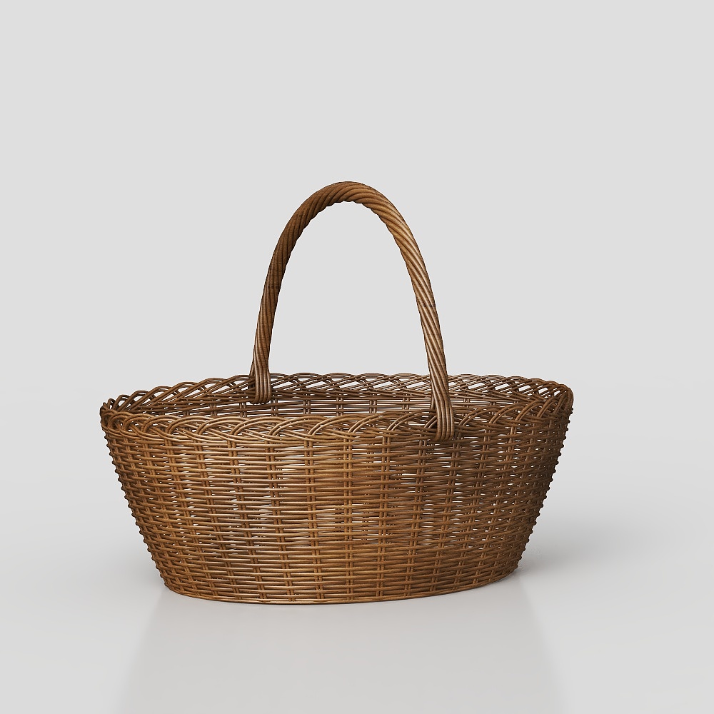 Giỏ rau đan bằng tre