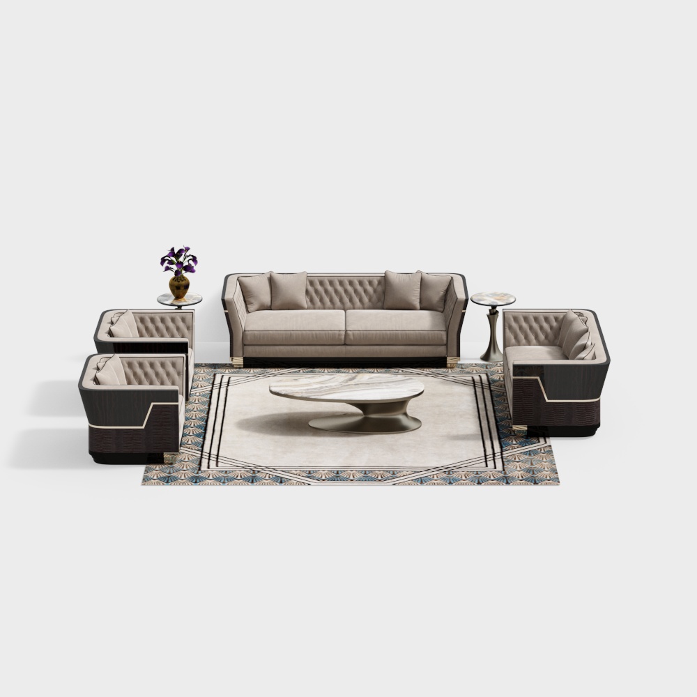 Visionnaire Berry Capitonné