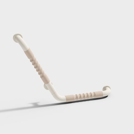 Chic Low-Poly Handrail 3D model for Modern Spaces