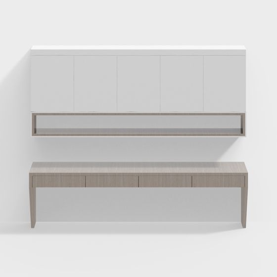 Urban Living Room Furniture Set 3D model