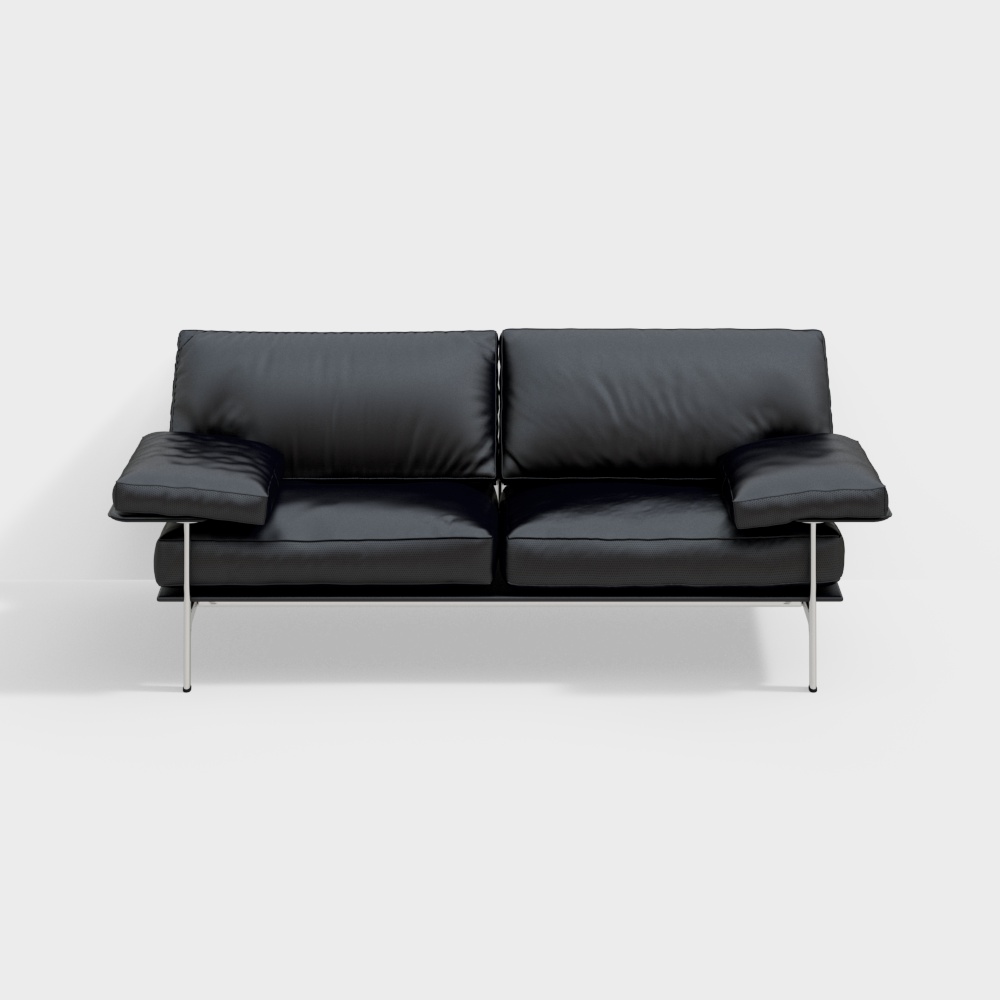 B&B Italia double leather sofa