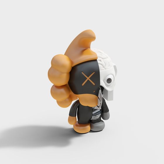 Cyberpunk Warrior 3D model