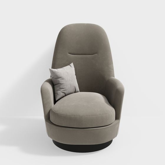 Elegant 3D Model Sofa Chair for Modern Interiors