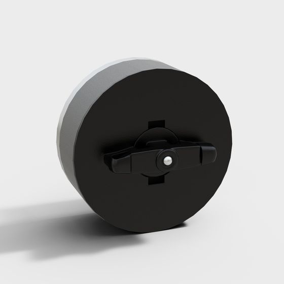 Futuristic Low-Poly Smart Socket 3D model