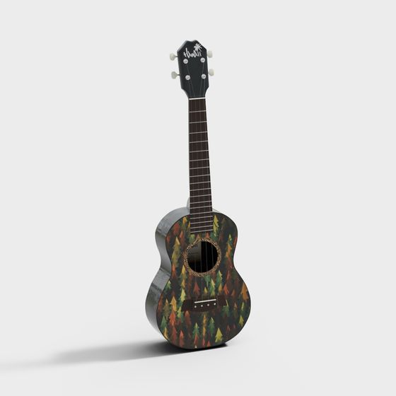 Forest Song Ukulele 3D model