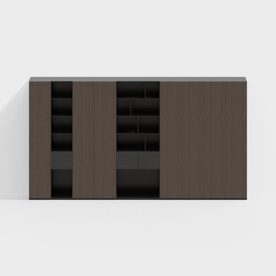 Urban Bookshelf 3D model for Modern Interiors