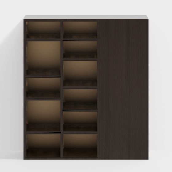 Urban Bookshelf 3D model