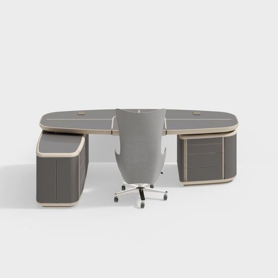 Urban Workspace 3D model for Modern Interiors