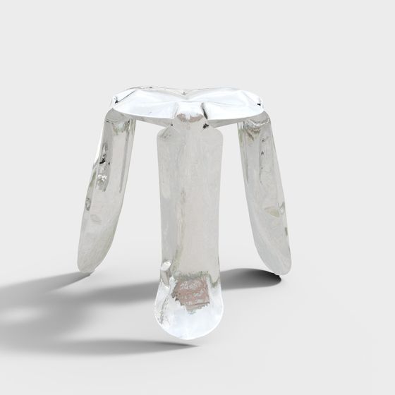 Ice Crystal Stool 3D model