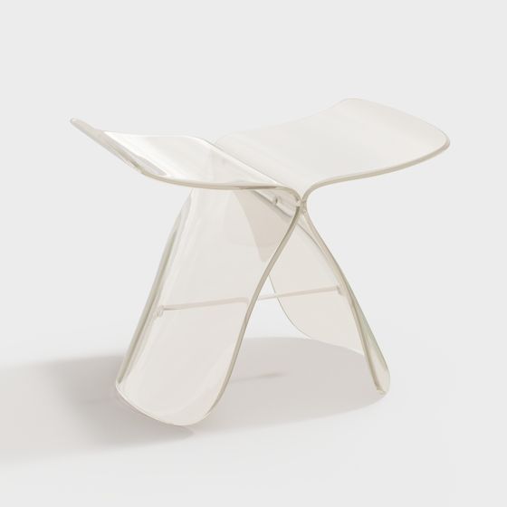 현대 미니멀리스트 아크릴 나비 스툴