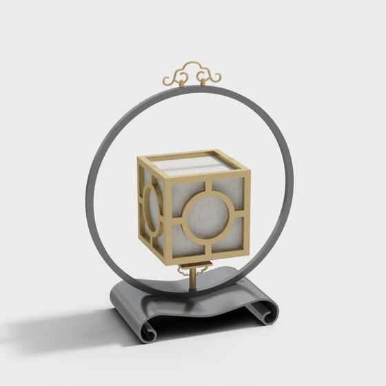 Vintage Lantern 3D model for Elegant Spaces