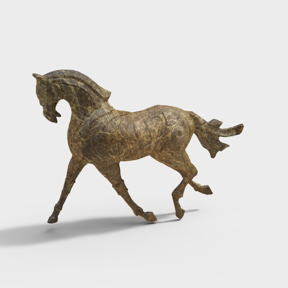 New Chinese Copper Horse Decorative Ornaments