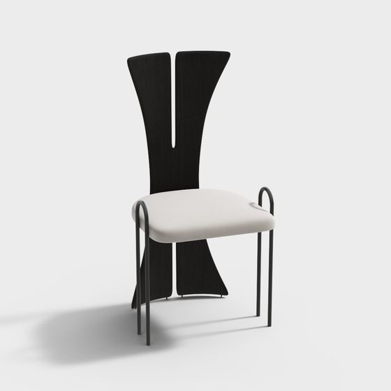 Elegant Minimalist Chair 3D model