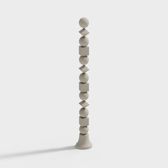 3D Model: Tower of Shapes
