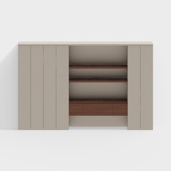 Urban Window Cabinet 3D model for Modern Spaces