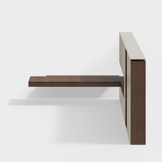 Комбинация antique-стиля книжной полки и стола