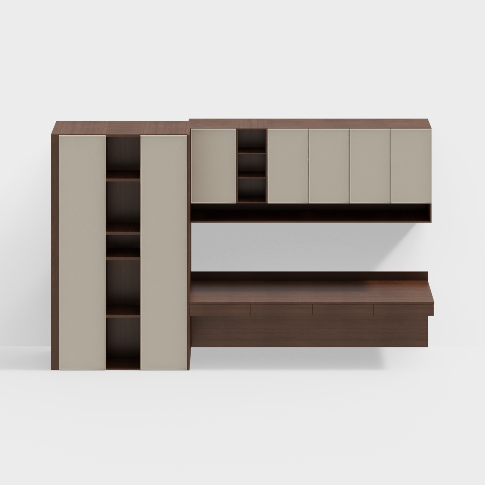 Custom-Made Antique Style Bookcase