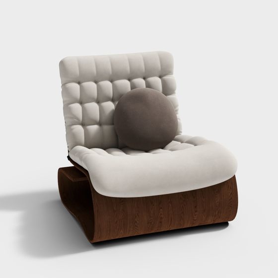 Cozy Retreat 3D model Chair for Modern Interiors