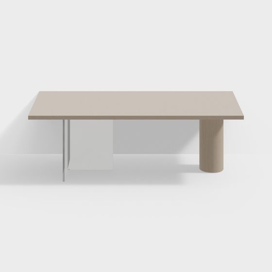 Minimalist Conference Table 3D model