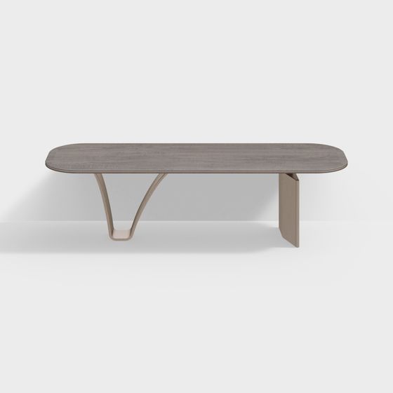 Streamlined Coffee Table 3D model