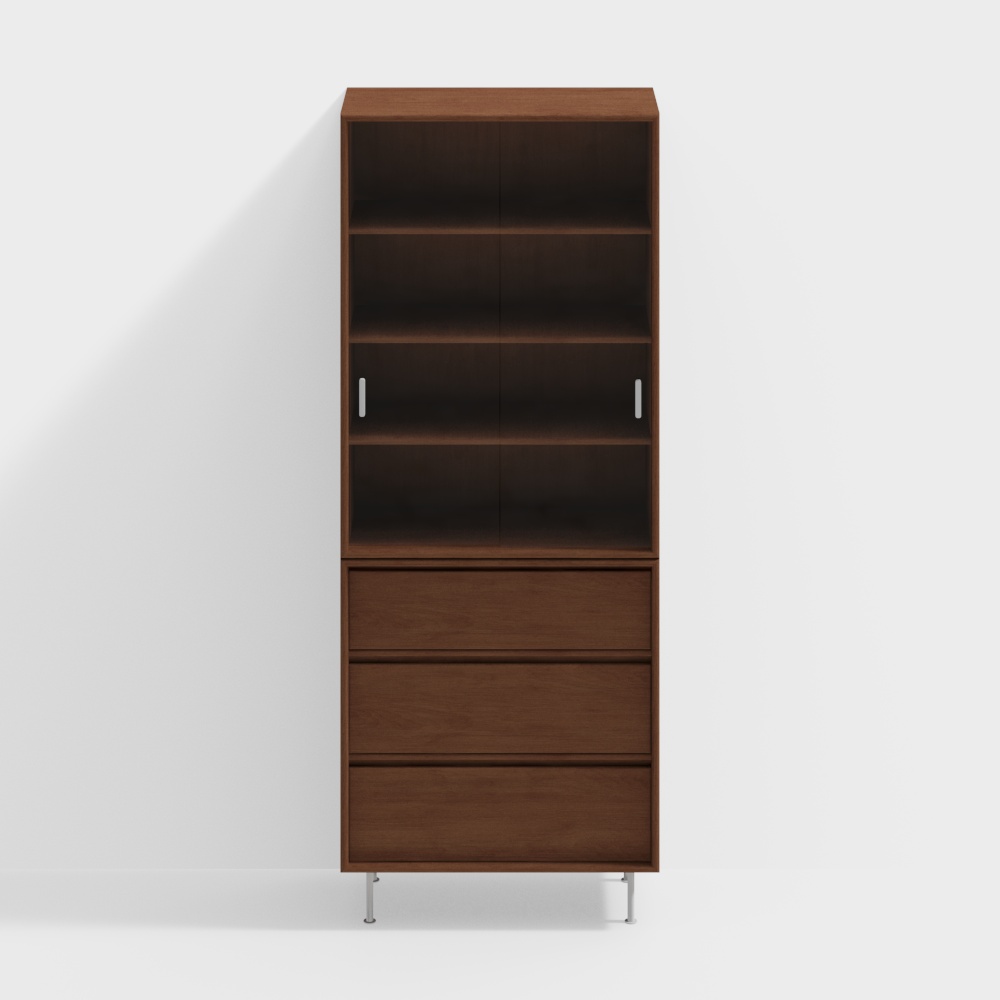 Vintage-Style Bookcase