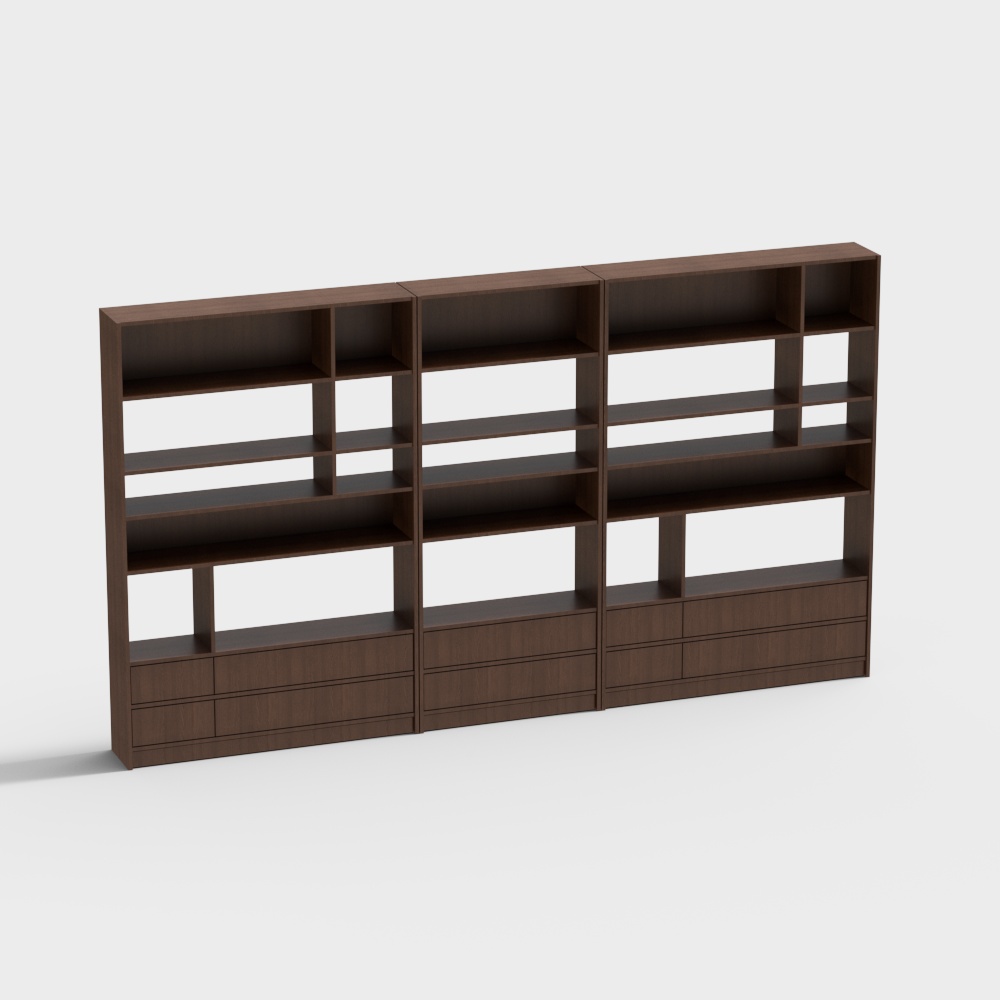 Bibliothèque vintage