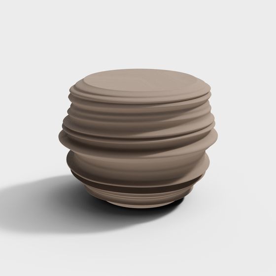 Layered Cylinder 3D model for Creative Projects