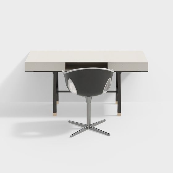 Stylish Urban Workspace 3D model for Creative Projects