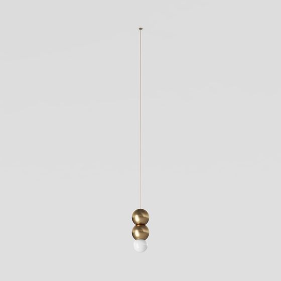 Hanging Globe Pendant Light 3D model