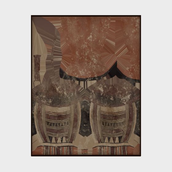 Ancient Mural 3D Model for Creative Projects