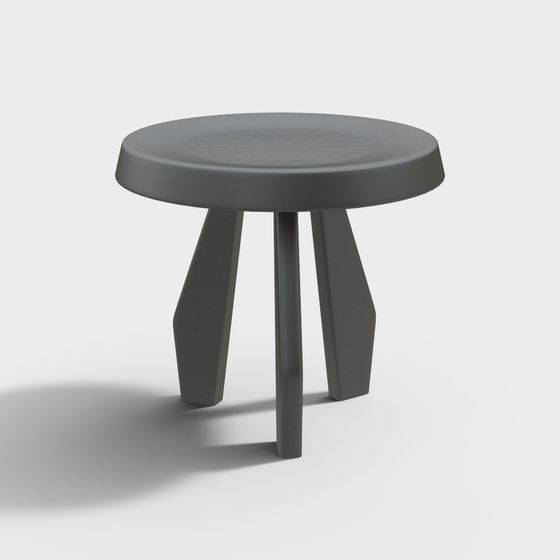 Piccolo Sgabello Rotondo Moderno